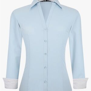 Light Blue Button-Up Shirt